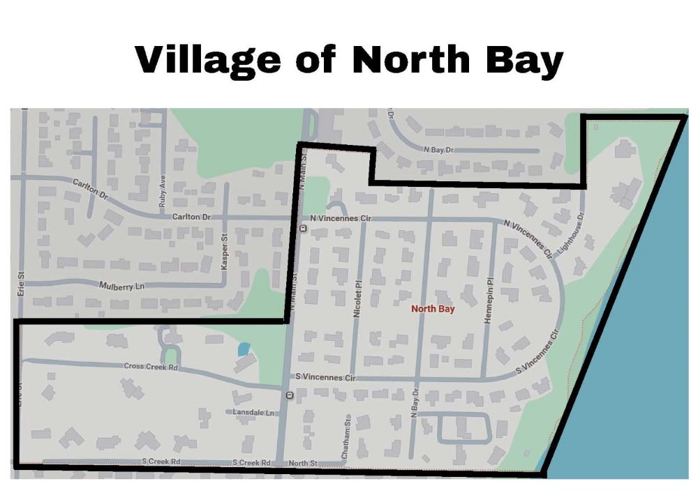Village of North Bay Boundary Map